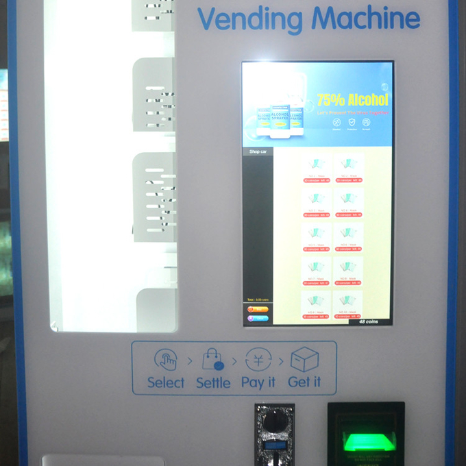 PPE Vending Machine With Temperature Scanner Thermometer For Hospital