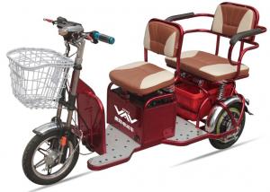 China 48V20A 350W Powered Electric Tricycles For Adults , 2 Seat Electric  Tricycle on sale