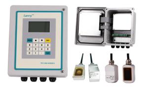 China ultrasonic flow meter  with clamp on flow sensor on sale