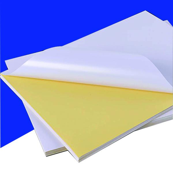 Quality Single Sided Gloss Surface a4 sticker paper for printer for sale