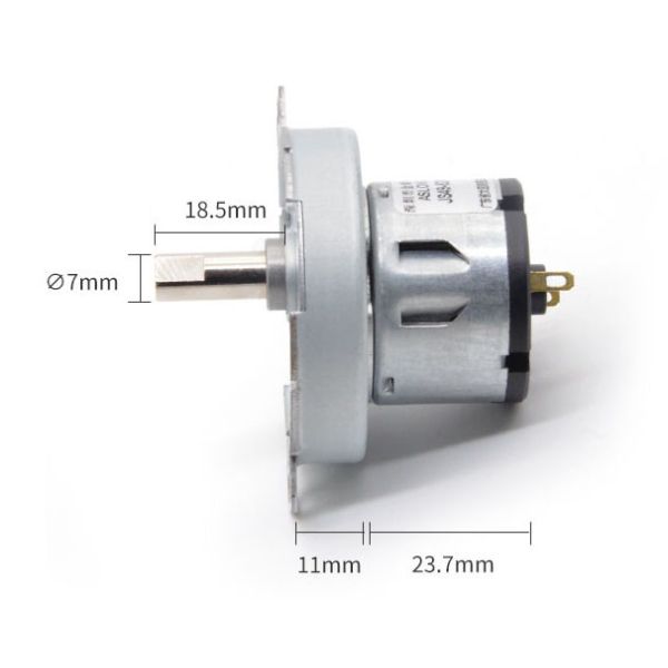 JS49-520 Intelligent Pet Micro Motor DC Deceleration Mini Folding Washing Machine 12V 200RPM