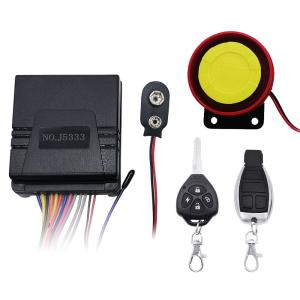 Morfayer 125db Smart Motorcycle Alarm , 12V Remote Start And Alarm System