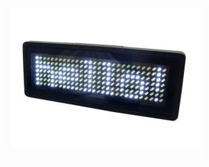 Moving LED Name Display Badge Pink color B729TPW