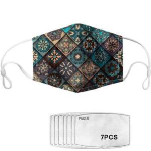 China Anti Dust & Pollution Printed Reusable Face Mask on sale