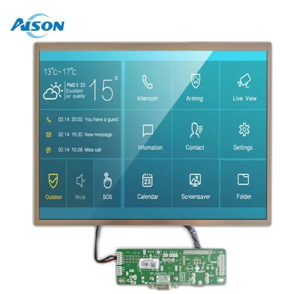 Quality 12.1 Inch LVDS TFT Display 1024x768 Resolution 650cd/M2 Industrial TFT Display for sale