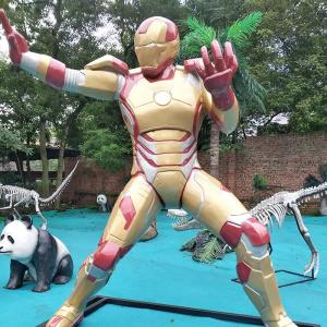 Buy cheap Waterproof Custom Fiberglass Products Resin Marvel Iron Man Statue product