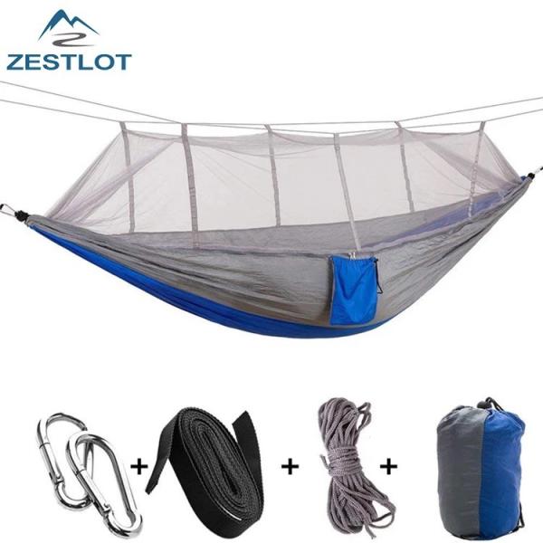 Quality 102x55in Mosquito Net 0.68kg Foldable Camping Hammock for sale