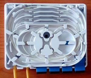 China 4 Fiber Fiber Optic Termination Box , Network Termination Box For Fiber on sale