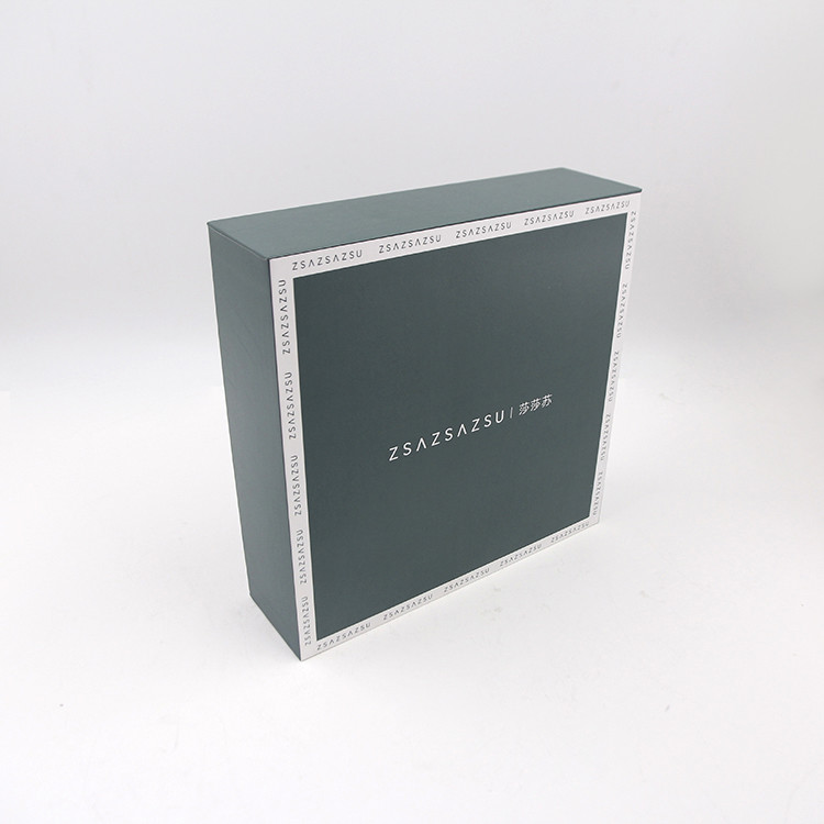 Cosmetic Rigid Cardboard Box Lid And Base CMYK Printing With Inner Tray