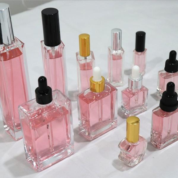 Quality 50ml Square Glass Dropper Bottles Empty Eco for sale