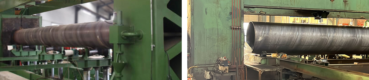 Automated Spiral Weld Pipe Mill Automatic Error Detection Easy Maintenance