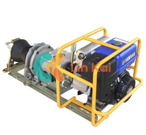 Buy cheap Heavy Duty Lifting Shaft Driven Petrol Engine Winch With Detachable Drum product