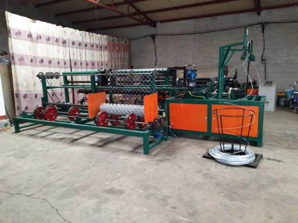 Quality Double Wire CNC Chain Link Fence Machine / Automatic Chain Link Machine For Playground for sale