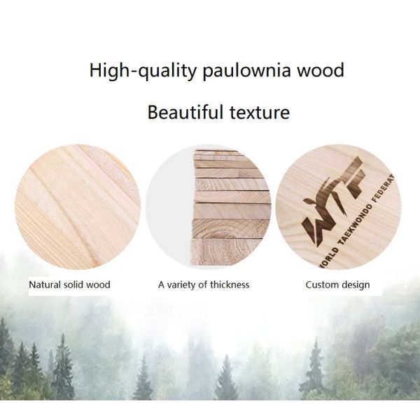 Taekwondo Breaking Wood Boards 225*300MM Customized For Sport Performance