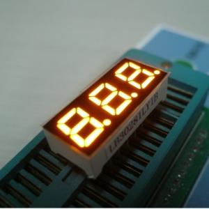 Buy cheap Three Digit Mini 7 Segment LED Display Multiplexing For Indicator Yellow product