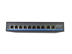 China Energy Saving Gigabit Poe Injector Switch 16 Ports / Power Over Ethernet Switch Metal Shell on sale