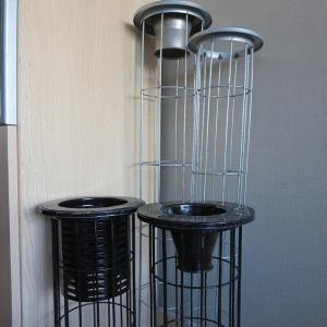 China Black Round Shape Filter Bag Cage , philis Dust Collector Filter Cage on sale