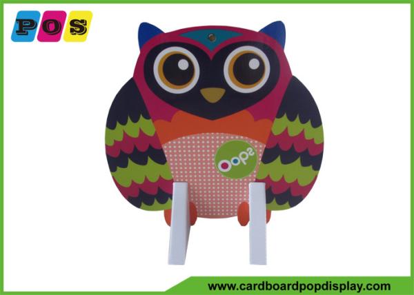 Quality Retail Paperboard Standee Display Assembly Packing With Owl Printing AD004 for sale