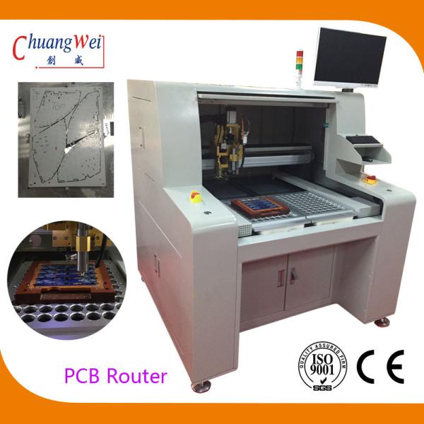 Quality High Efficient PCB Router Machine PCB Singulation Dual workstation for sale