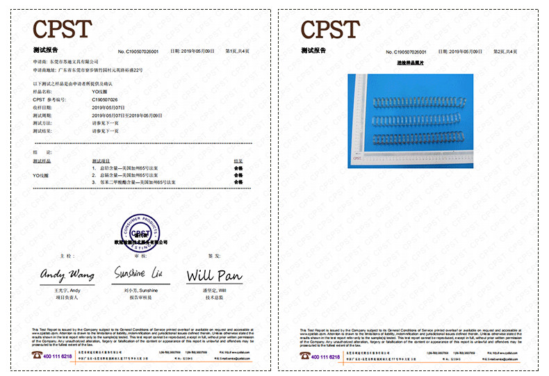 Black White Coil Book Binding , 3/8" 9.5mm 3:1 Pitch Wire O Binding For Book