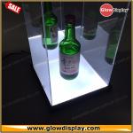 self-assembly custom 1/6 scale LED lighted clear figure acrylic display case for
