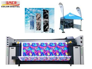 Buy cheap Piezo Dual CMYK 6500W Flag Continuous Inkjet Printer product
