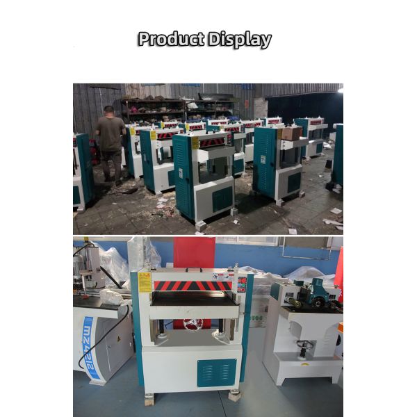 Wood Thicknesser Planer Machine With 440mm Max.Planing Width 450 KG Weight