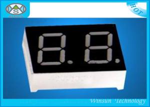 Buy cheap High Lumen 2 Digit 7 Segment Display 0.5 Inch For Digital Information , 25X19X8 Mm product