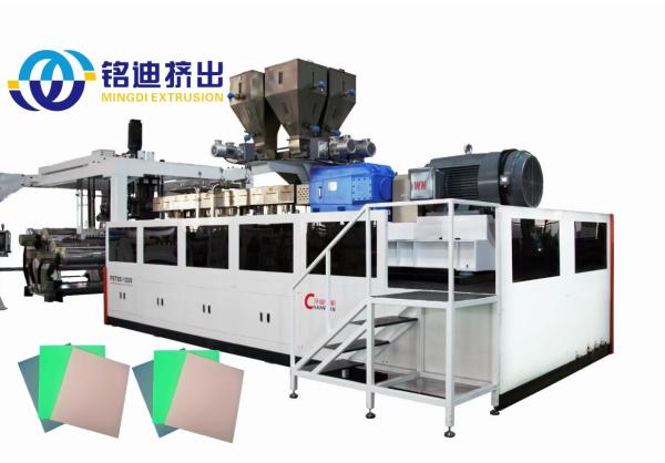 Quality Fully Automatic PET Film Pasting Extruder Machine Twin Screw 820mm Width for sale