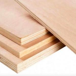 China E1 Okoume Hardwood Plywood , 4'X8' Inch Moistureproof Hardwood Face Plywood on sale
