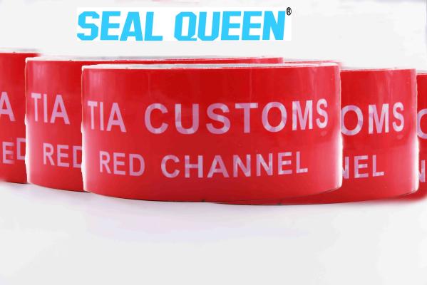 Quality Red Tamper Evident Sealing Warranty VOID OPEN Tape Transfer Security Seal Tape for sale