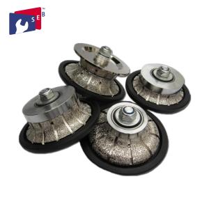 Buy cheap Nylon Guide Cnc Diamond Router Bits , Practical Diamond Hand Profiler Wheel product
