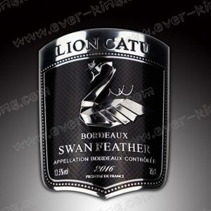Personalized Customization Metal Spirit Custom Vodka Labels