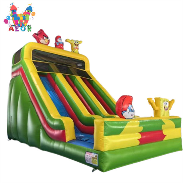 Commercial Kids Adults Slide Inflatable Play Inflatable Slides Water