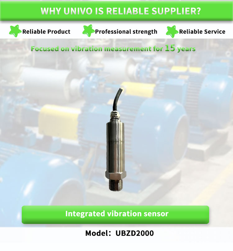 Advanced Vibration Measurement Sensor For UBZD2000 Rotating Machinery Electric Motor