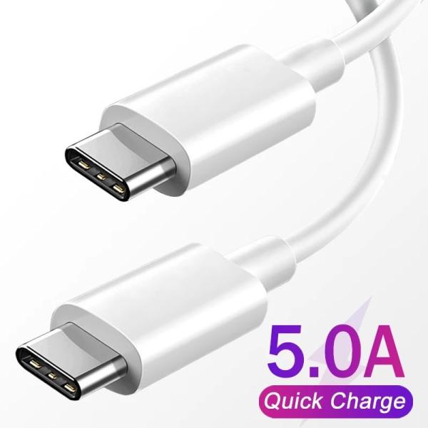 Quality PD 5A 100W USB C To Type C Cable QC3.0 Fast Charge Data Cable For Macbook Samsung for sale