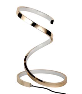 Newish Funny Unique S Snake Shaped Desk Lamp With Plastic Sprayed Iron Frame Desktop SMD Silicone
