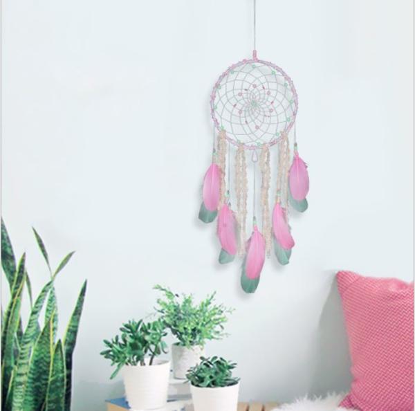 Quality Cotton Tassel Hook Flower Dream Catcher for sale
