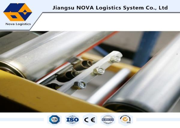 Metal Storage Roller Pallet Racking High Density For Supermarket Warehouse