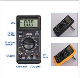 19999 Autoranging Digital Multimeter , Digital Auto Range Multimeter