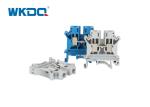 JUK 6N Din Rail Mounted Terminal Block Connector , Quick Connect Terminal Block