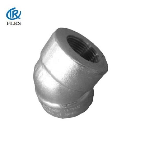 Quality Duplex SS 45 Degree Elbow ASME Threaded forged Steel Pipe Fitting for sale