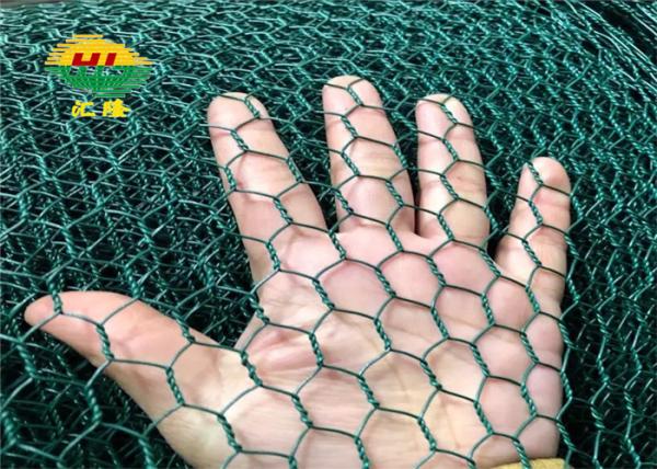 Quality High Strength Pvc Coated Hexagonal Wire Netting Poultry 1 2 Inch for sale