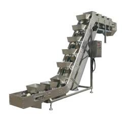 China TH Series Steel Belt And Bucket Elevator Inclined Bucket Elevator Feeding Bucket Conveyor System on sale