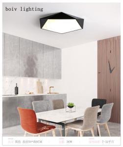 concise modern diamond Ma Long Series small/medium/big simple and fashionable bedroom/living room/balcony ceiling lamp
