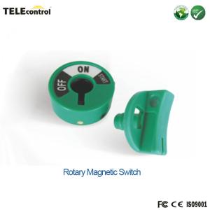 China Telecrane wireless radio remote control green rotary magnetic switch on sale