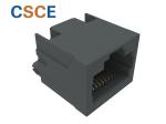 125V 8P8C RJ45 Connector Single Port C Type Vertical 180 Degrees Mount