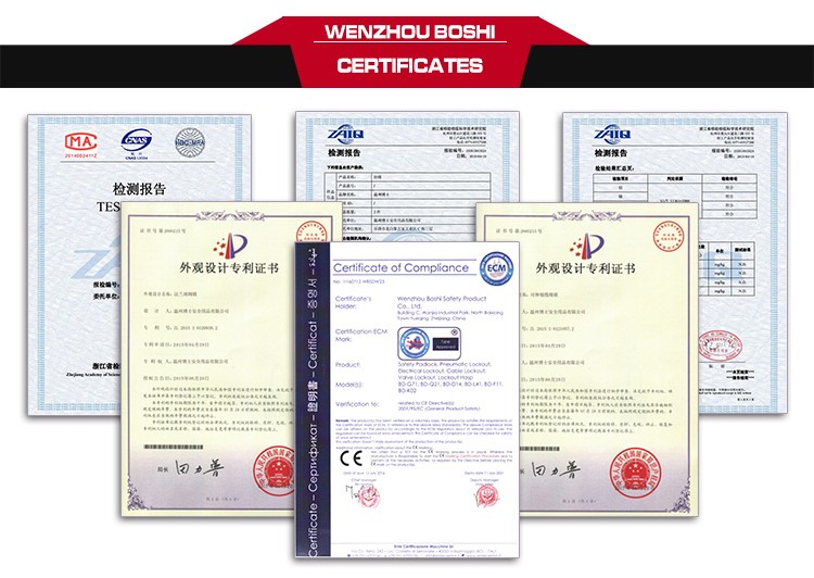 OEM Best Price Brady ABS Safety Gate Valve Lockout Device