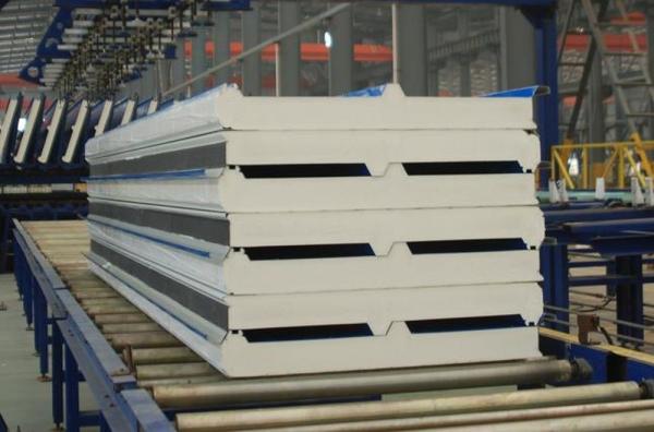 Quality OEM Prefabricated Sandwich Panels PU Foam for Building Roof for sale