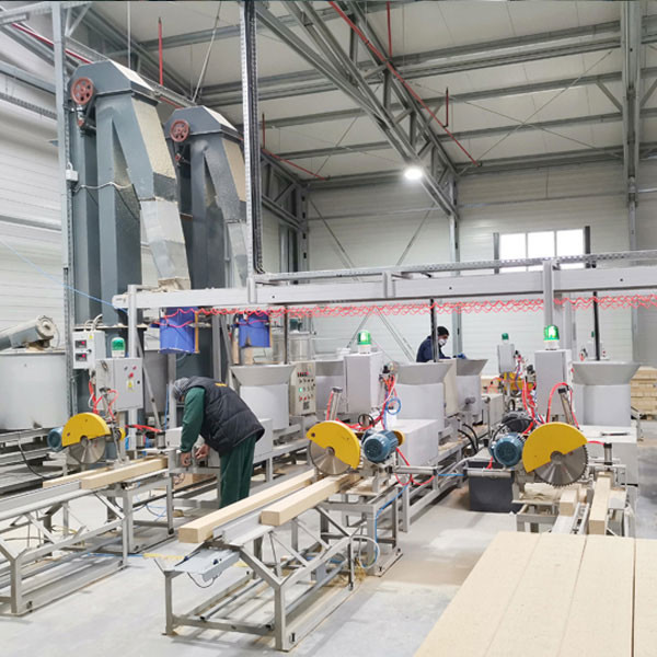 Automatic Turnkey Wood Pallet Block Production Line Machine